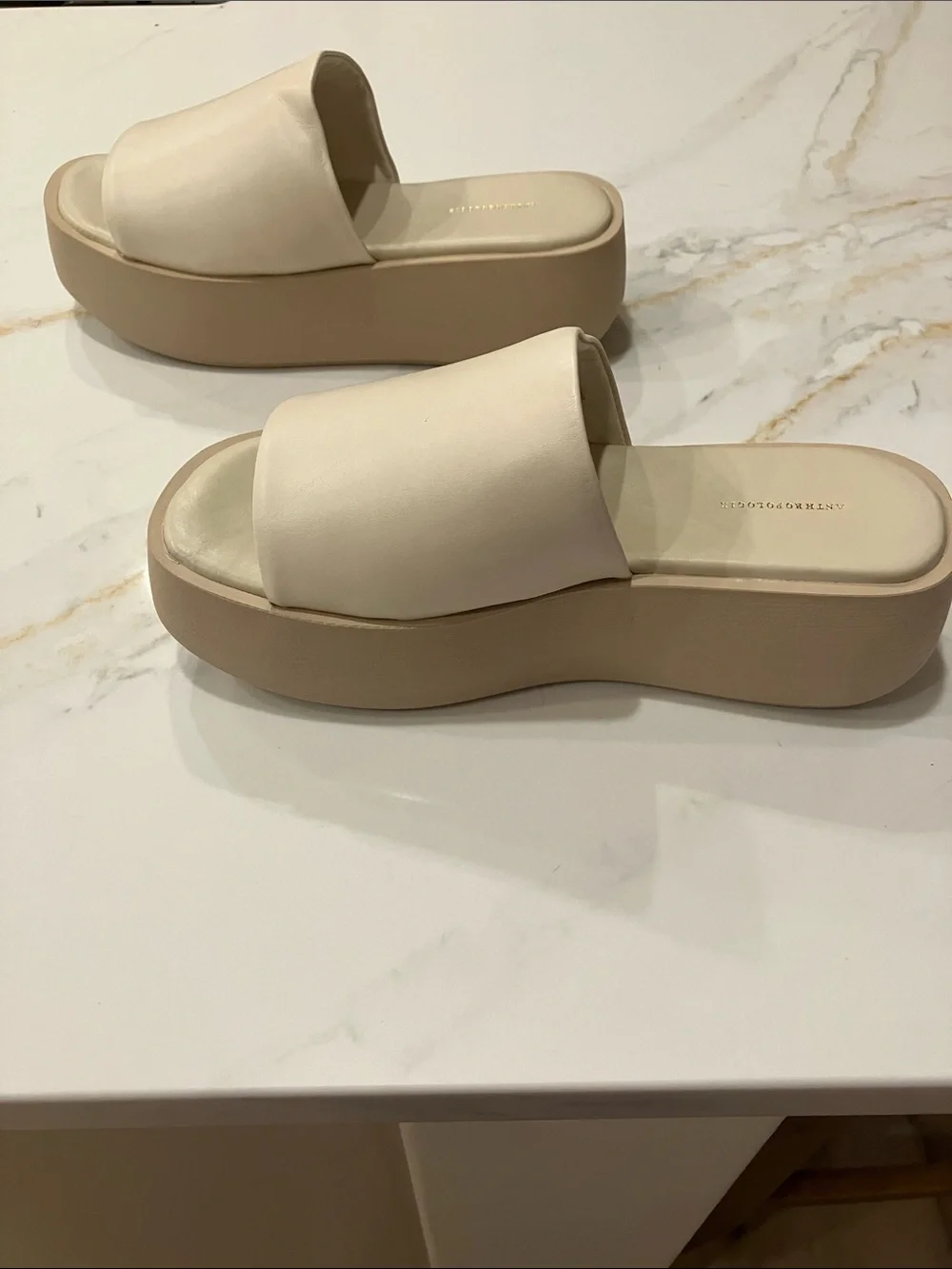 Anthropologie chunky platform